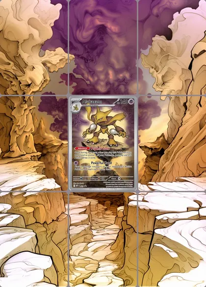Alakazam 9 extended binder art