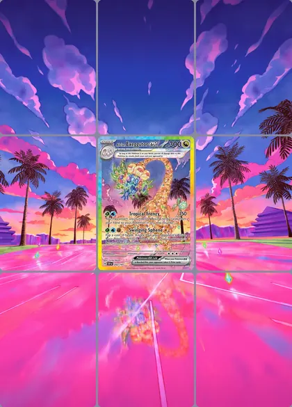 Alolan Exeggutor ex 242/191 extended binder art