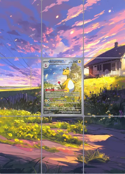 Ampharos 90/86 extended binder art