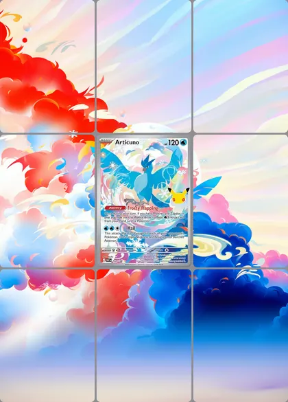 Articuno 132/128 extended binder art