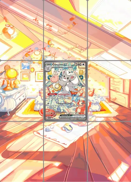 Cinccino ex 119/86 extended binder art