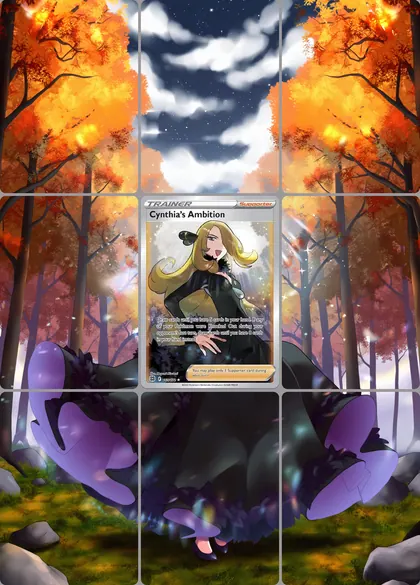 Cynthia's Ambition 169/172 extended binder art