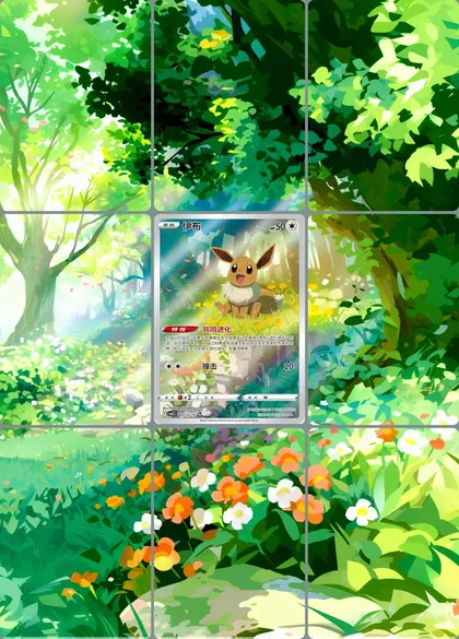 Eevee 115/15 extended binder art