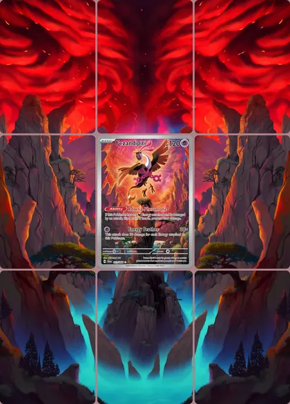 Fezandipiti 73/64 extended binder art