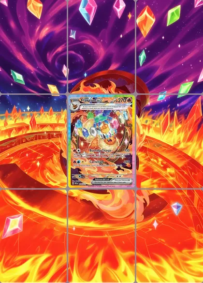 Flareon ex 146/131 extended binder art