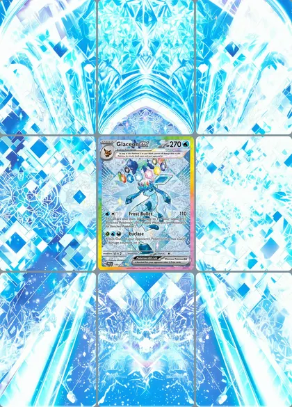 Glaceon ex 150/131 extended binder art