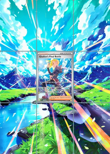 Gladion's Final Battle 118 extended binder art