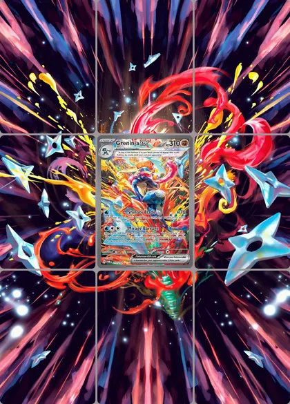 Greninja ex 214/167 extended binder art