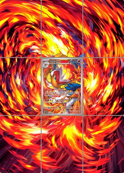 Infernape 173/167 extended binder art