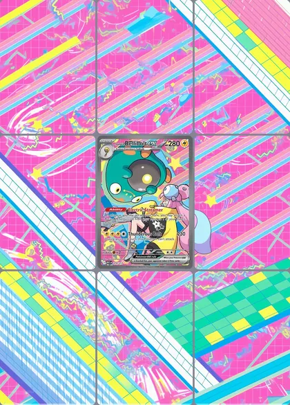 Iono's Bellibolt ex 279/197 extended binder art