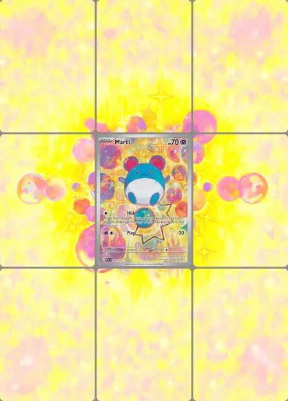 Marill 232/217 extended binder art