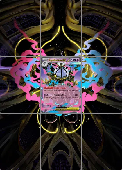 Mega Chandelure ex 38 extended binder art