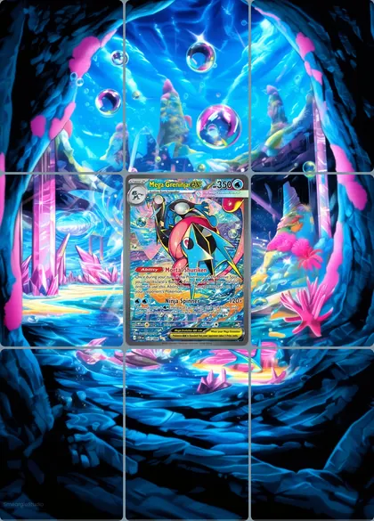 Mega Greninja ex 116/86 extended binder art