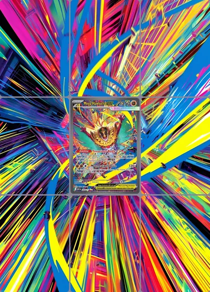 Mega Hawlucha ex 283/217 extended binder art