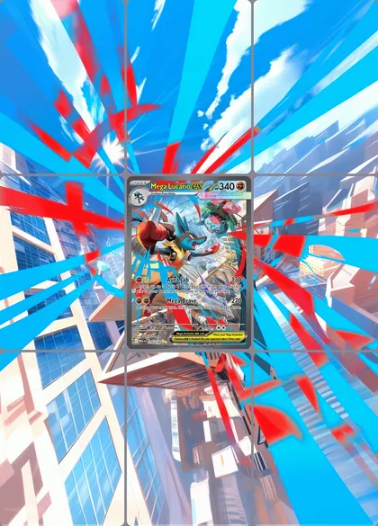 Mega Lucario ex 179/132 extended binder art