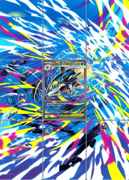 Mega Sharpedo ex 127/94 extended binder art