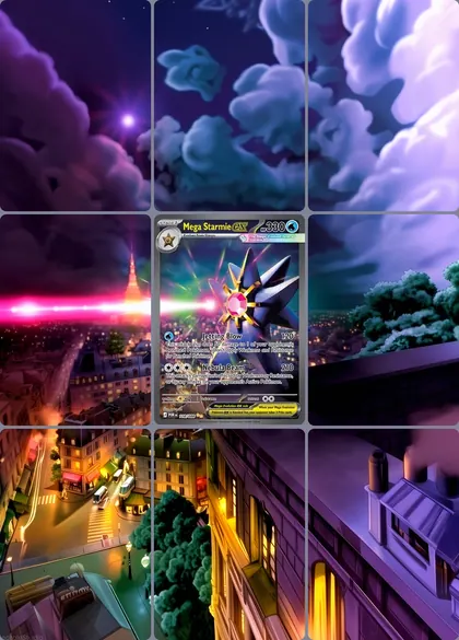 Mega Starmie ex 118/88 extended binder art