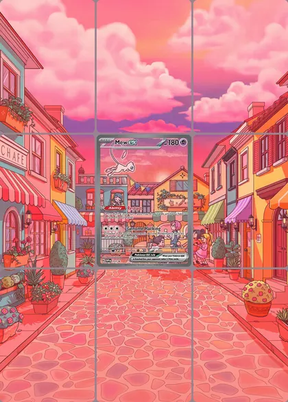 Mew ex 53/215 extended binder art