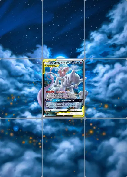Mewtwo & Mew-GX SM191/SM248 extended binder art