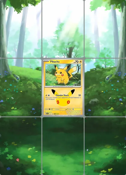 Pikachu 23/128 extended binder art