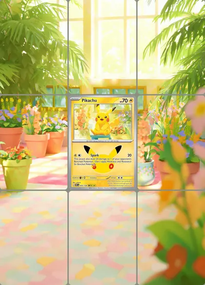 Pikachu 25/128 extended binder art