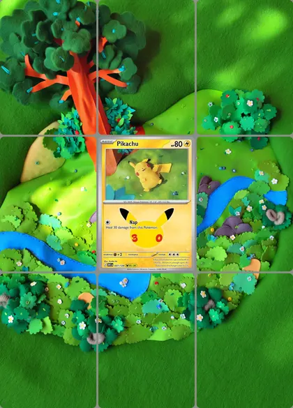 Pikachu 27/128 extended binder art