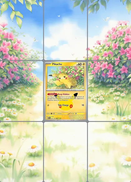 Pikachu 33/128 extended binder art