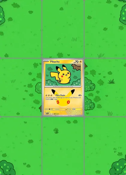 Pikachu 34/128 extended binder art
