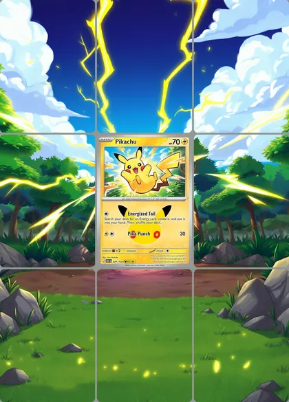 Pikachu 37/128 extended binder art