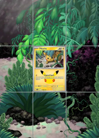 Pikachu 38/128 extended binder art
