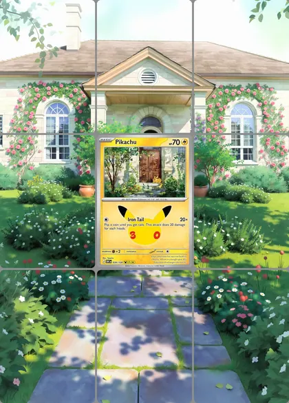 Pikachu 39/128 extended binder art