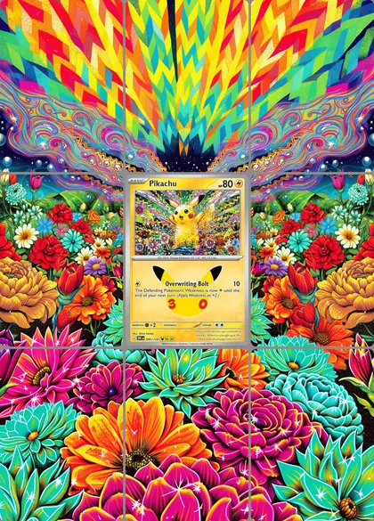 Pikachu 40/128 extended binder art