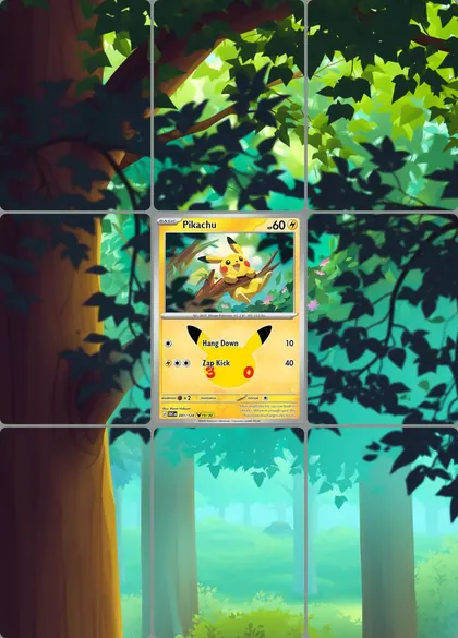 Pikachu 41/128 extended binder art