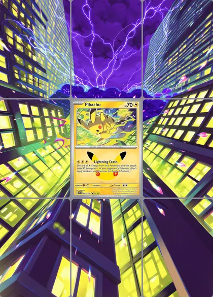 Pikachu 51/128 extended binder art
