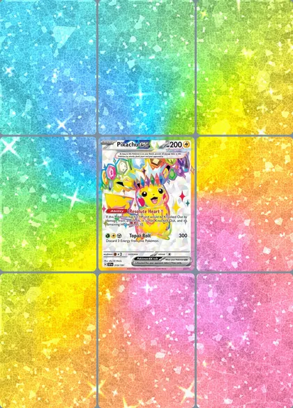 Pikachu ex 219/191 extended binder art