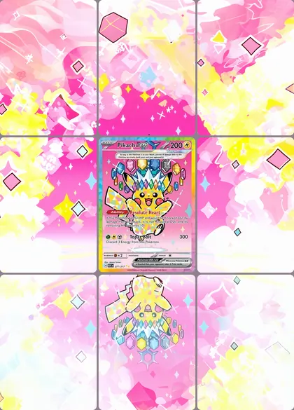Pikachu ex 277/217 extended binder art