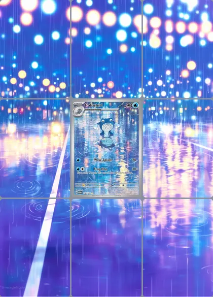 Poliwhirl 176/165 extended binder art