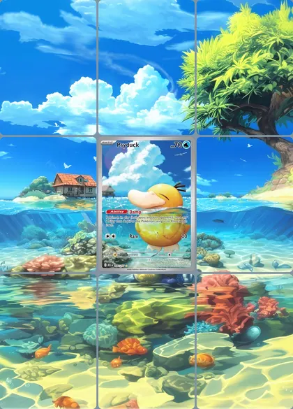 Psyduck 226/217 extended binder art