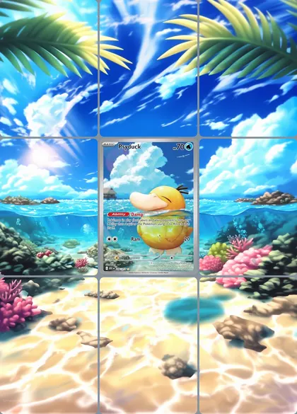Psyduck 226/217 extended binder art
