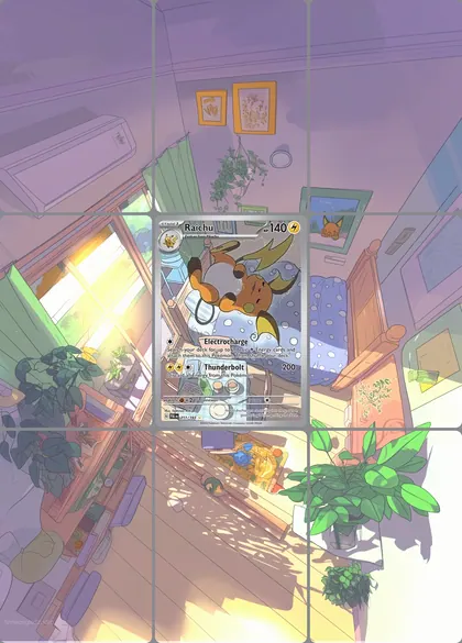 Raichu 211/193 extended binder art