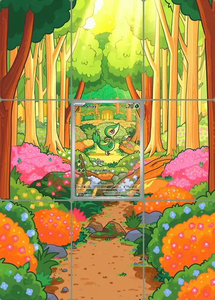 Snivy 87 extended binder art