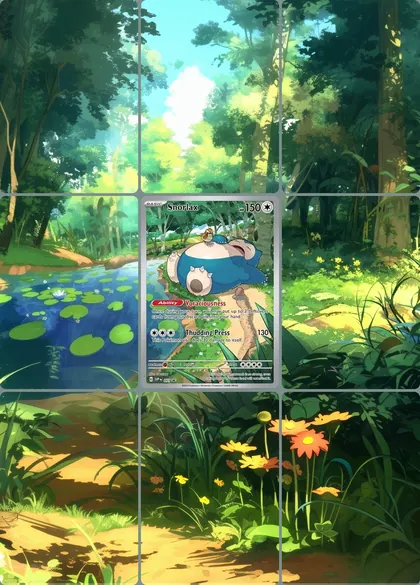 Snorlax 51 extended binder art