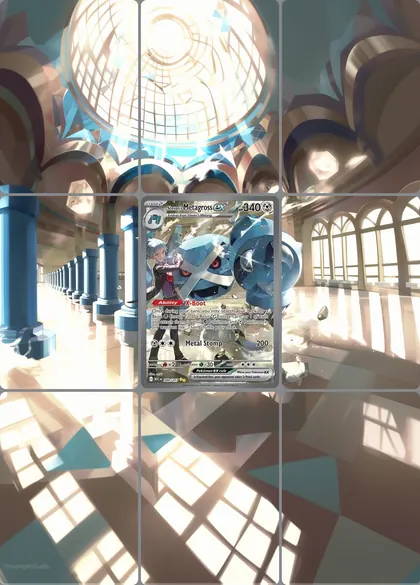 Steven's Metagross ex 289/217 extended binder art