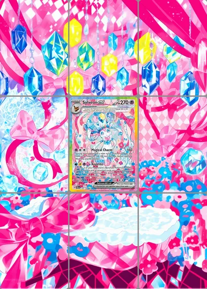Sylveon ex 156/131 extended binder art