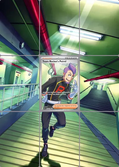 Team Rocket's Petrel 226/182 extended binder art