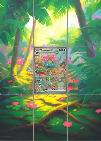 Venusaur ex 198/165 extended binder art