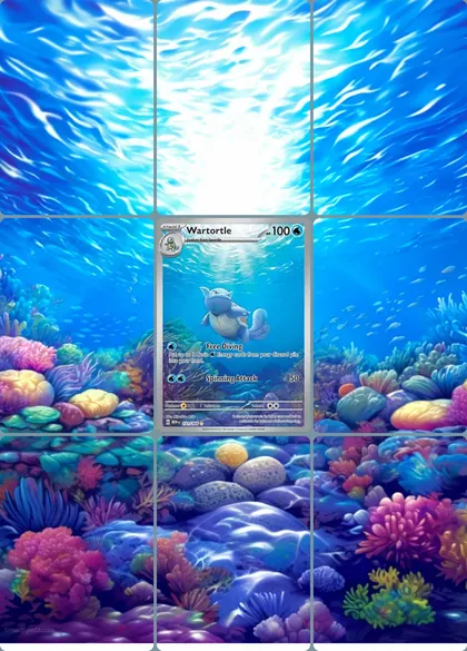 Wartortle 171/165 extended binder art