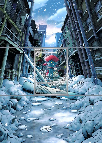 Weavile 228/217 extended binder art