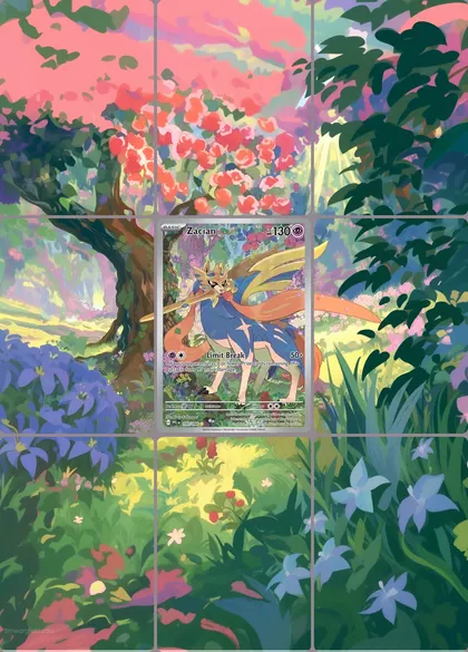 Zacian 100/94 extended binder art